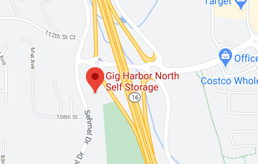 Map to Gig Harbor North Self Storage